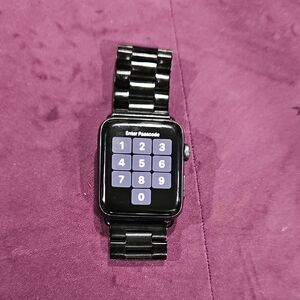 Apple Watch Series 3 Black Smartwatch with Numeric Display